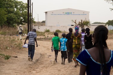 Arrivée des enfants